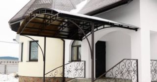 Навесы из металла над крыльцом Грозный, цена от 1941 руб.