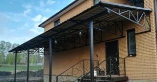Навесы из профнастила над крыльцом Грозный, цена от 1836 руб.