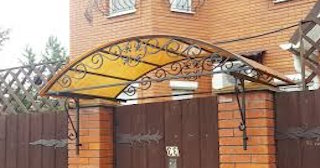 Навесы над калиткой - монтаж в грозном от НавесыГрз | от 1784 рублей